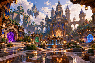 create custom minecraft worlds, builds and immersive environments