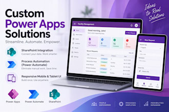 build custom canvas power apps connected to sharepoint