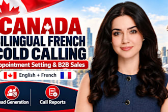 do bilingual french cold calling appointment setting b2b sales