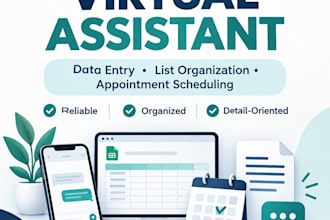 be your virtual assistant for data entry customer support