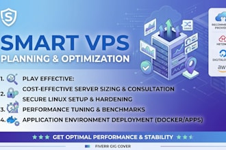 do vps consultation, server sizing, setup and optimization