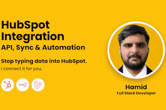 integrate hubspot CRM with API, n8n automation and custom workflows