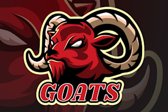 make elegant stunning goat logo