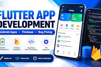 develop a professional flutter android