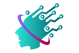 create an ai copilot logo with a calm intelligent look