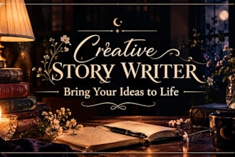 write creative romance, fantasy, horror, and mystery stories