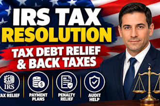 help with irs tax resolution, tax debt relief and back taxes