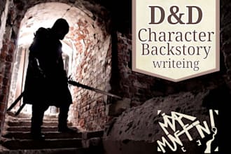 write your dnd or rpg characters backstorys