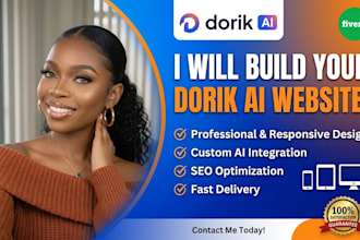 build high converting dorik ai website design