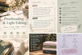 proofread and edit your english grammar