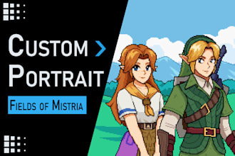 draw a custom portrait in fields of mistria style