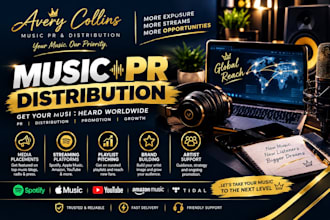 write a music press release, artist bio and epk to promote your music