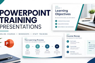 design powerpoint training presentation for online courses and workshops