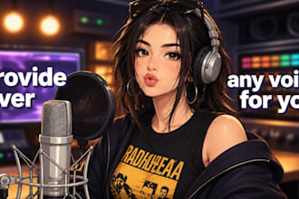 record anything in cute anime girl video game nsfw sfw voice animation