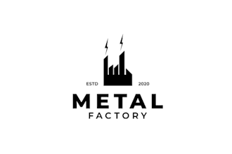 create a modern metal band logo
