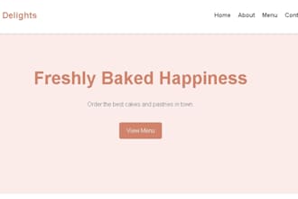 build responsive landing page using html and css