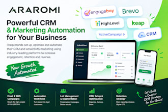 setup engagebay brevo gohighlevel keap activecampaign crm