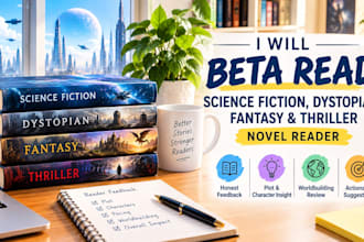 beta read science fiction beta reader dystopian fantasy thriller novel reader