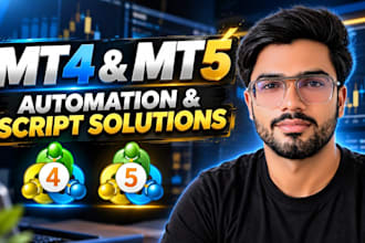 develop custom mt4 mt5 trading bots, eas and indicators