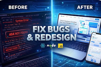 fix website bugs errors and responsive issues