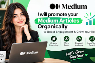 do organic medium article promotion to boost organic medium reach and engagement