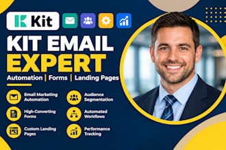 set up kit email marketing email automation  email campaigns