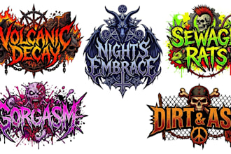 do blackened hardcore black metal crust punk grindcore logo