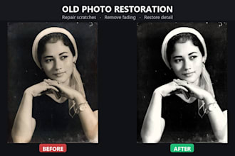restore, colorize and animate old photos into cinematic video memories