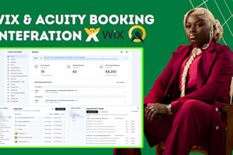 set up wix bookings and acuity scheduling for your business