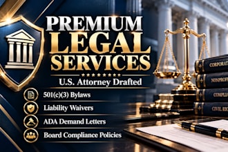 draft custom corporate bylaws for your 501c3 non profit
