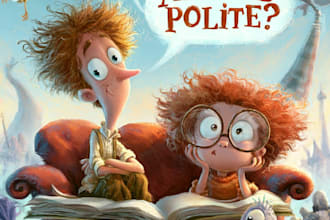 children story book illustration children story book