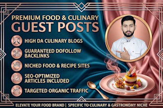 food guest post on high da traffic blogs with dofollow backlinks