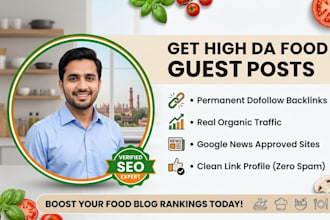 food guest post on high da traffic blogs with dofollow backlinks