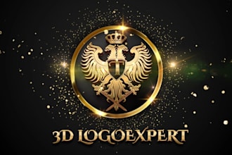 design professional 3d business logo