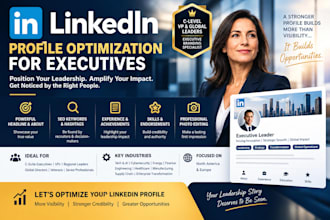 optimize your linkedin profile for c suite and vp leaders job search n interview