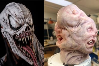 design a custom 3d halloween mask wearable cosplay mask demon mask for 3d print
