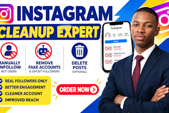 manually unfollow bot users instragram fake ghost followers delete post