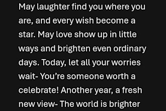 write a heartfelt custom personalized poem for any occasion