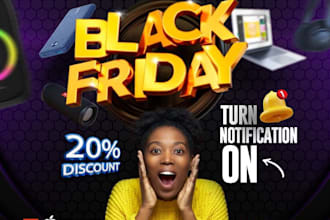 design a black friday sale flyer christmas promotion flyer holiday marketing