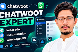 install customize chatwoot and integrate whatsapp api