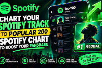 chart your spotify track to popular 200 spotify chart to boost your fansbase
