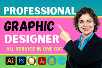 be your professional graphic designer for web and print