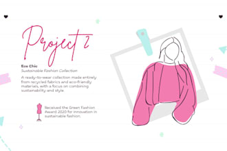 do a professional fashion illustration for brand
