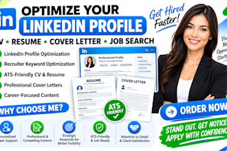 optimize your linkedin profile for recruiter job search cv resume cover letter