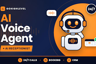 build gohighlevel ai voice agent, ai receptionist and ghl ai chatbot
