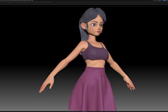 fix low poly 3d game character rig skin weight animation fbx unity ue5 mixamo