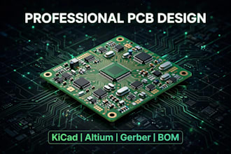 do design custom pcb in kicad and altium