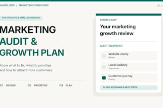 audit your small business marketing and create a growth plan