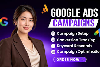 setup and manage your google ads adwords campaigns or audit se