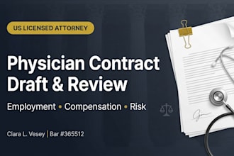 draft a physician compensation and rvu bonus agreement